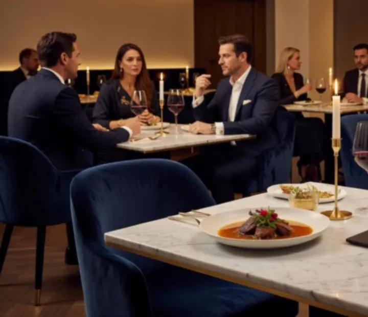 Modern magyar fine dining fogás elegáns tálalással