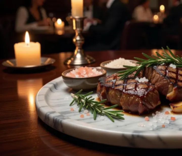 Prémium steak tál elegáns tálalással