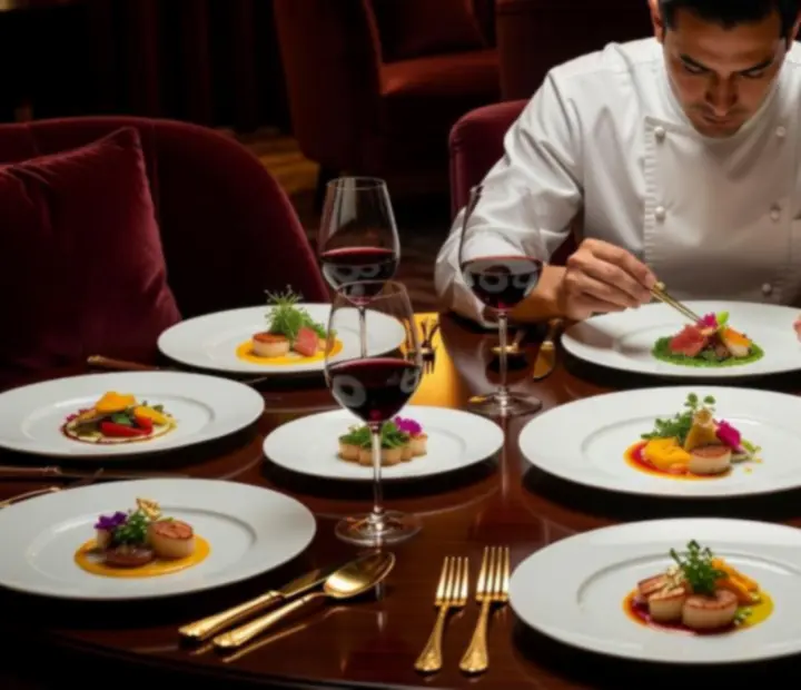 Chef's table élmény a VIP Szalonban, séf által személyesen tálalt fogásokkal